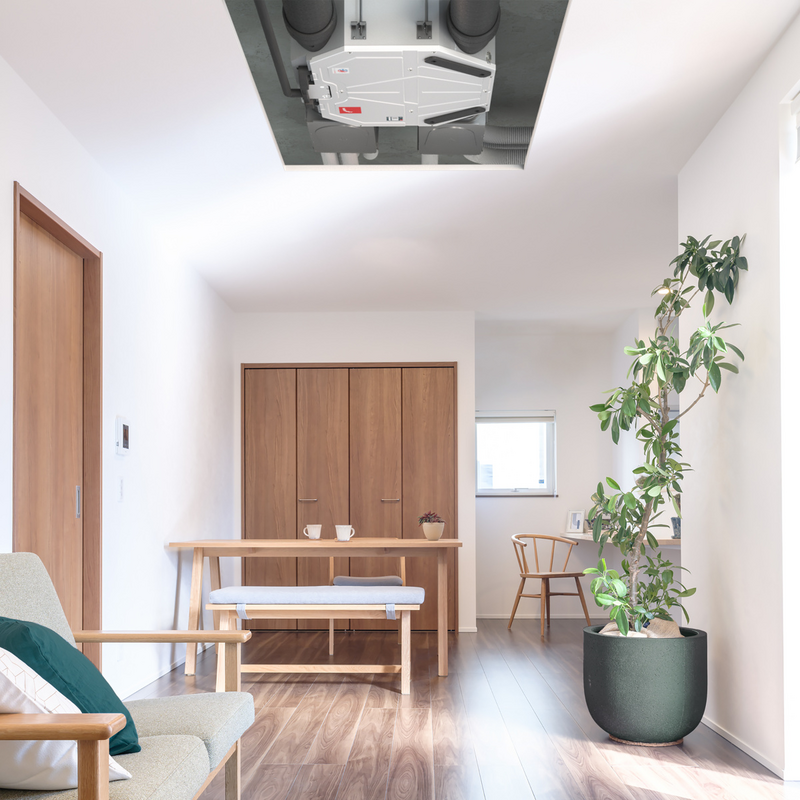 Stock Content Zehnder ComfoAir Flex 250 Comfortable indoor ventilation Front view