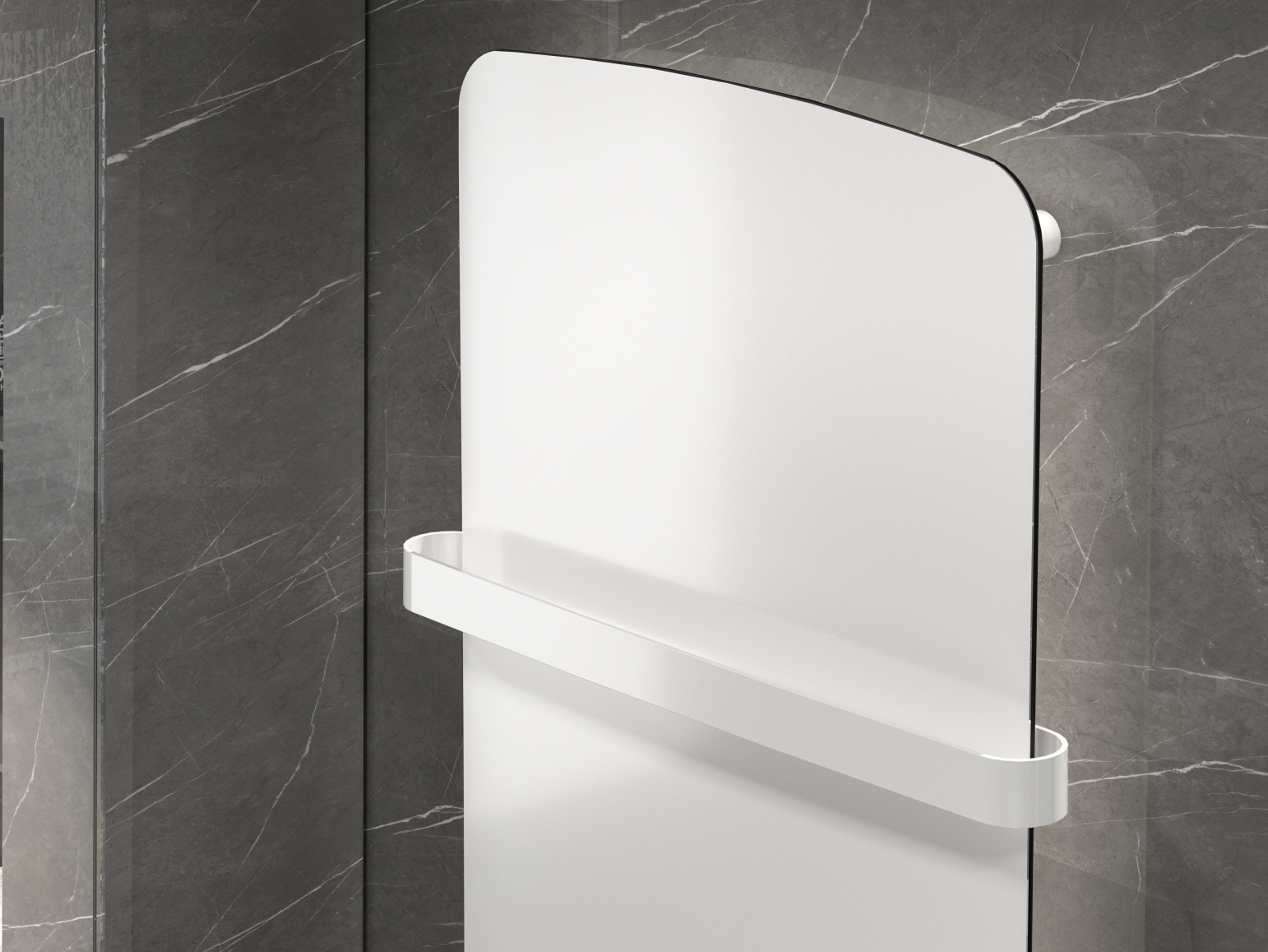 Rendering Zehnder Folio Belt Decorative radiator 