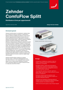 Zehnder-Ventilazione-ComfoFlow Splitt-SpecificaTecnica 904-202005-it
