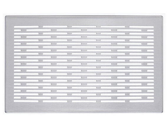 Zehnder ComfoGrid Genua produktbild design gitter edelfreier stahl zehdner comfogrid genua