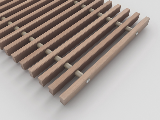 Zehnder_RAD_Terraline_transverse__wood_oak_natural_without_frame Cut-Out Zehnder Terraline Neo Decorative radiator 3D view