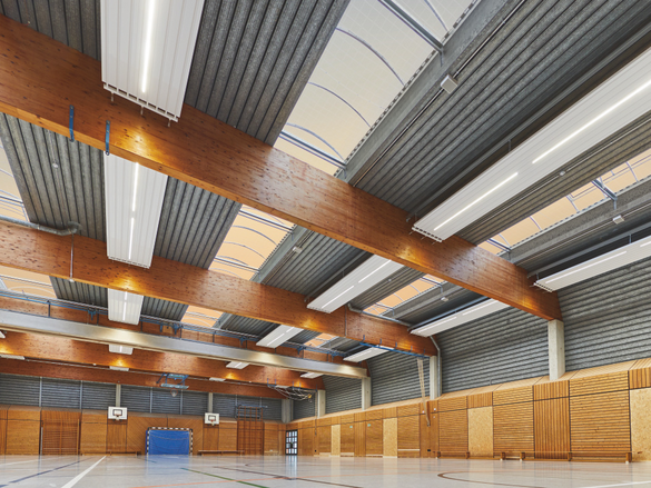 Reference ZBN Heating and cooling ceilings Front view