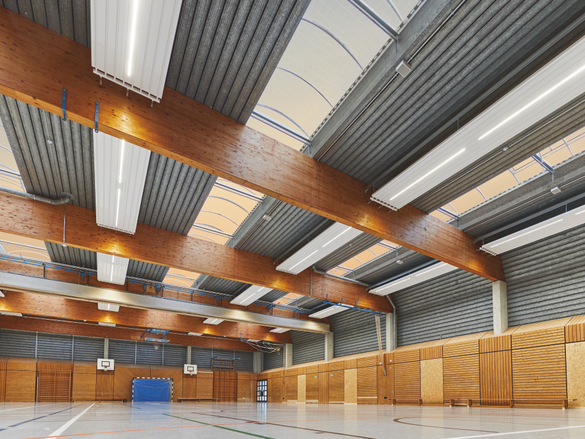 Reference ZBN Heating and cooling ceiling system Front view