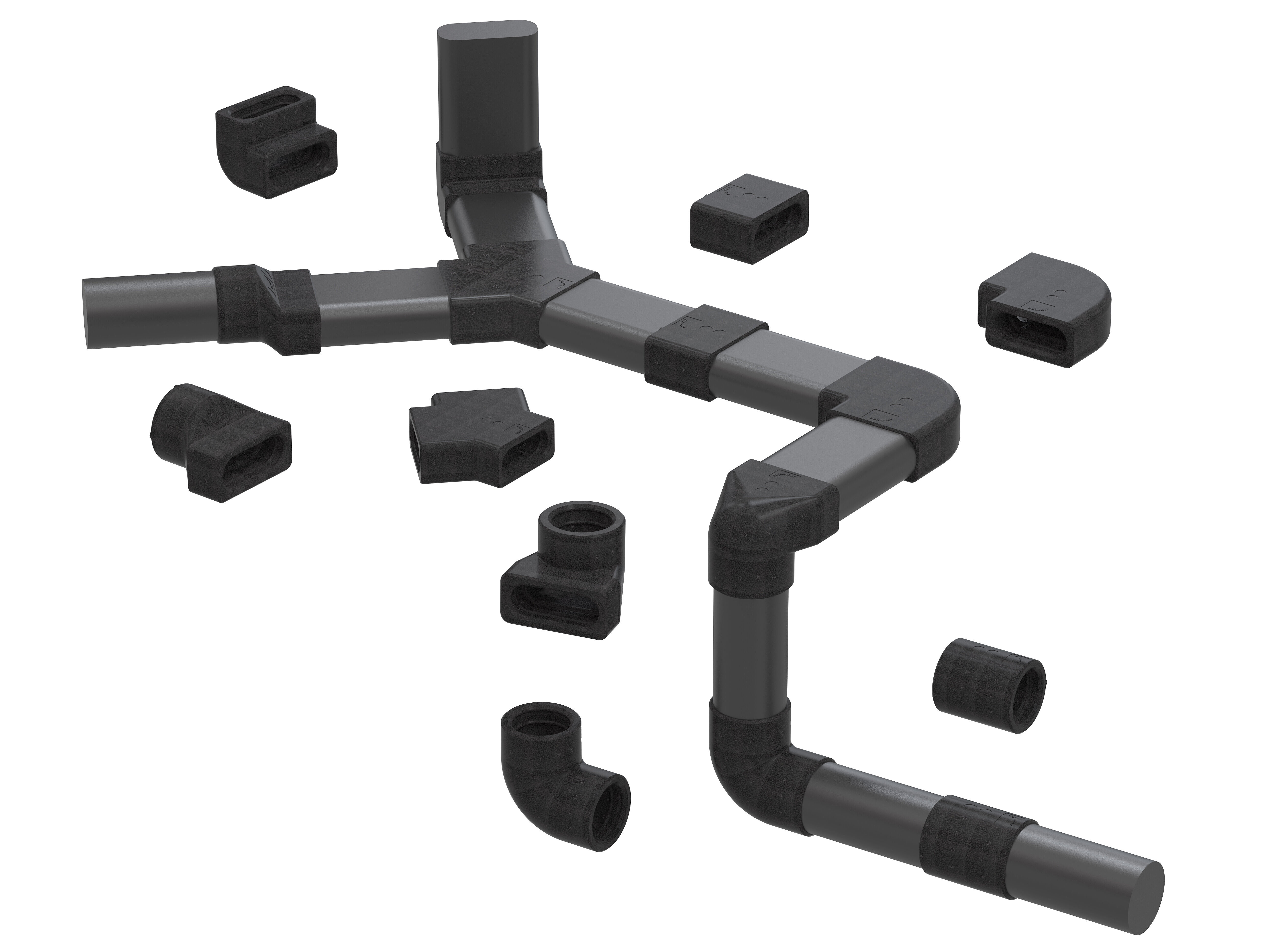 I singoli pezzi  I singoli pezzi vengono assemblati in modo modulare