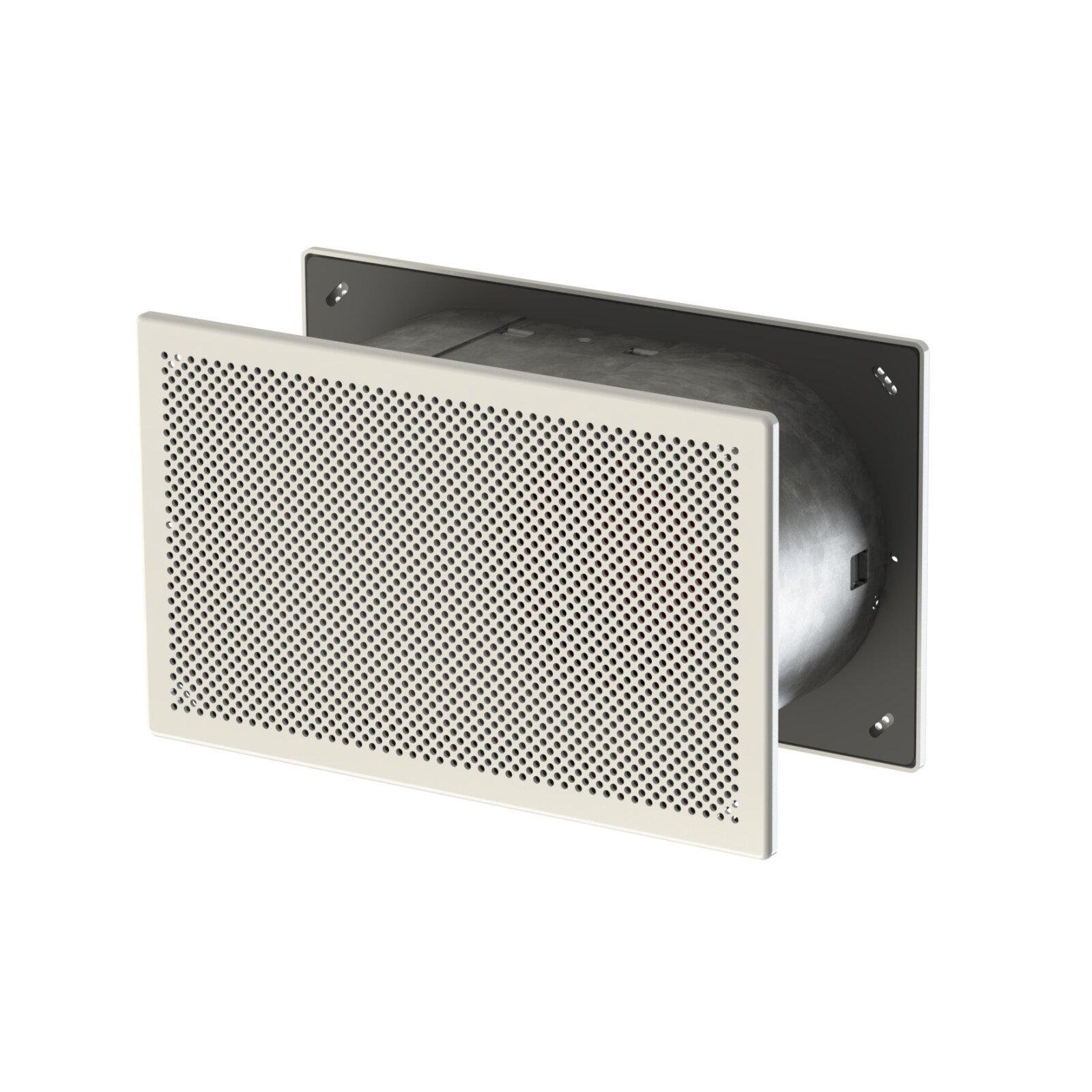 Cut-Out Zehnder ComfoDuct Activo S 60 Comfortable indoor ventilation Angled view