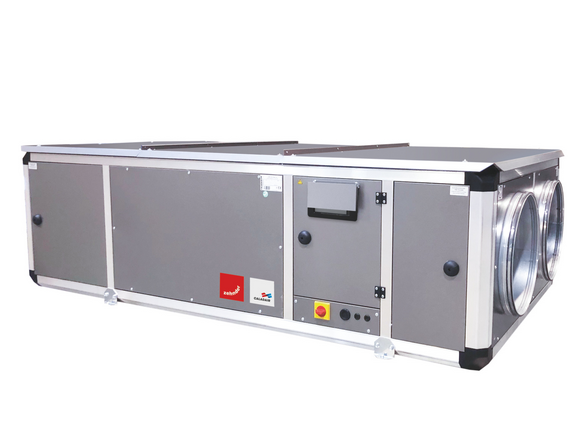 Cut-Out Zehnder Carma Comfortable indoor ventilation Angled view