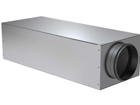 Cut-Out Zehnder ComfoSilence Comfortable indoor ventilation Angled view