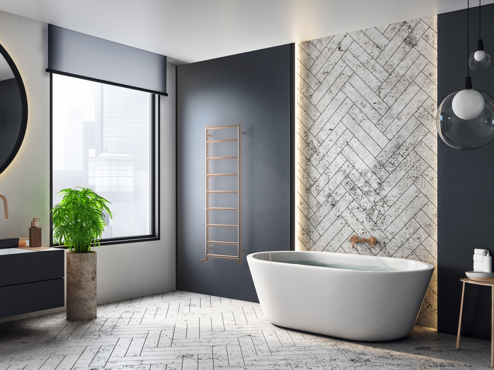 Stock Content Zehnder Pera Decorative radiator Angled view