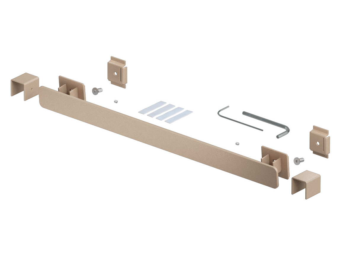 Cut-Out Decorative radiator Angled view