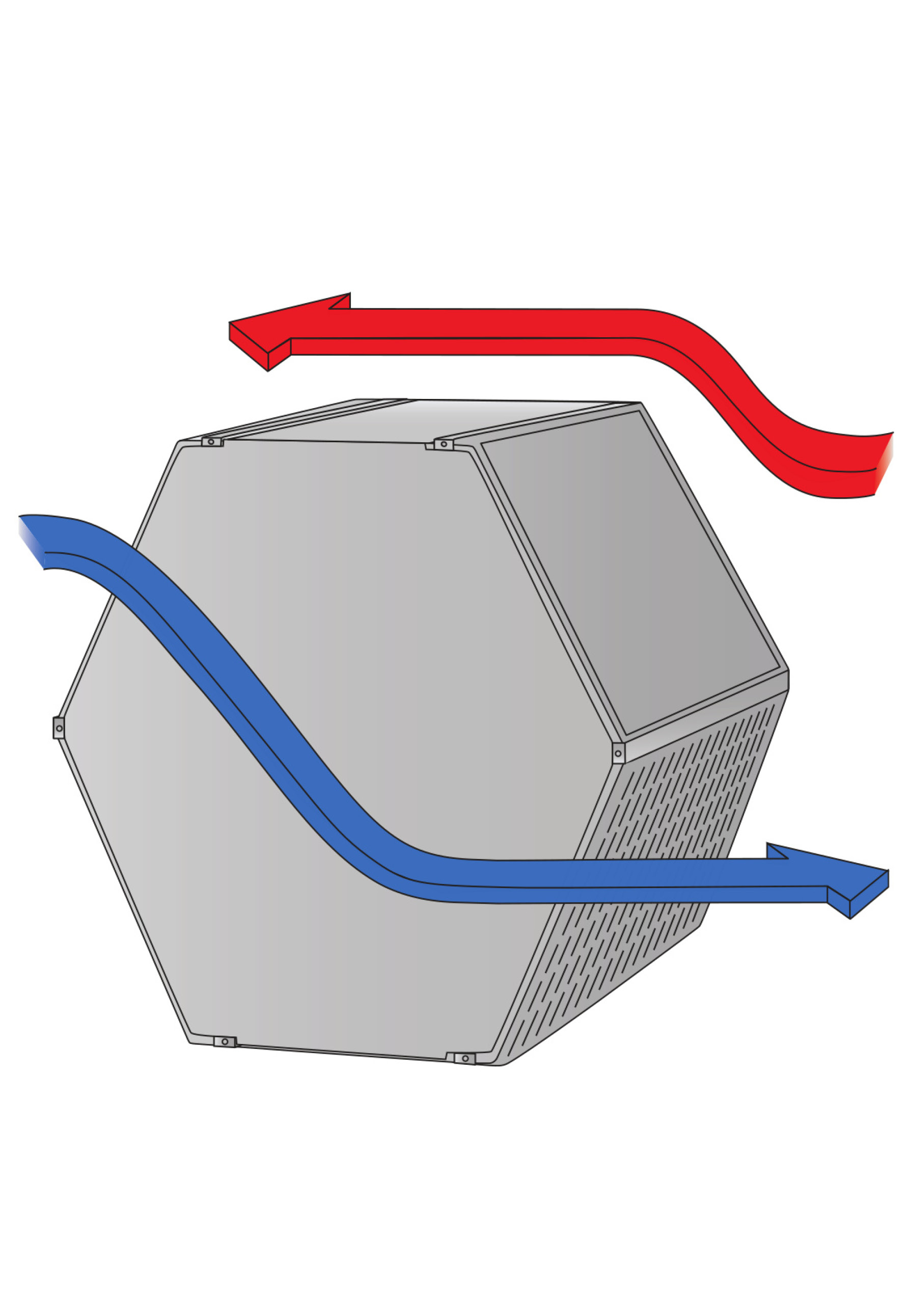 Dérivation intégrée sur les appareils de ventilation classiques Dérivation intégrée sur les appareils de ventilation classiques