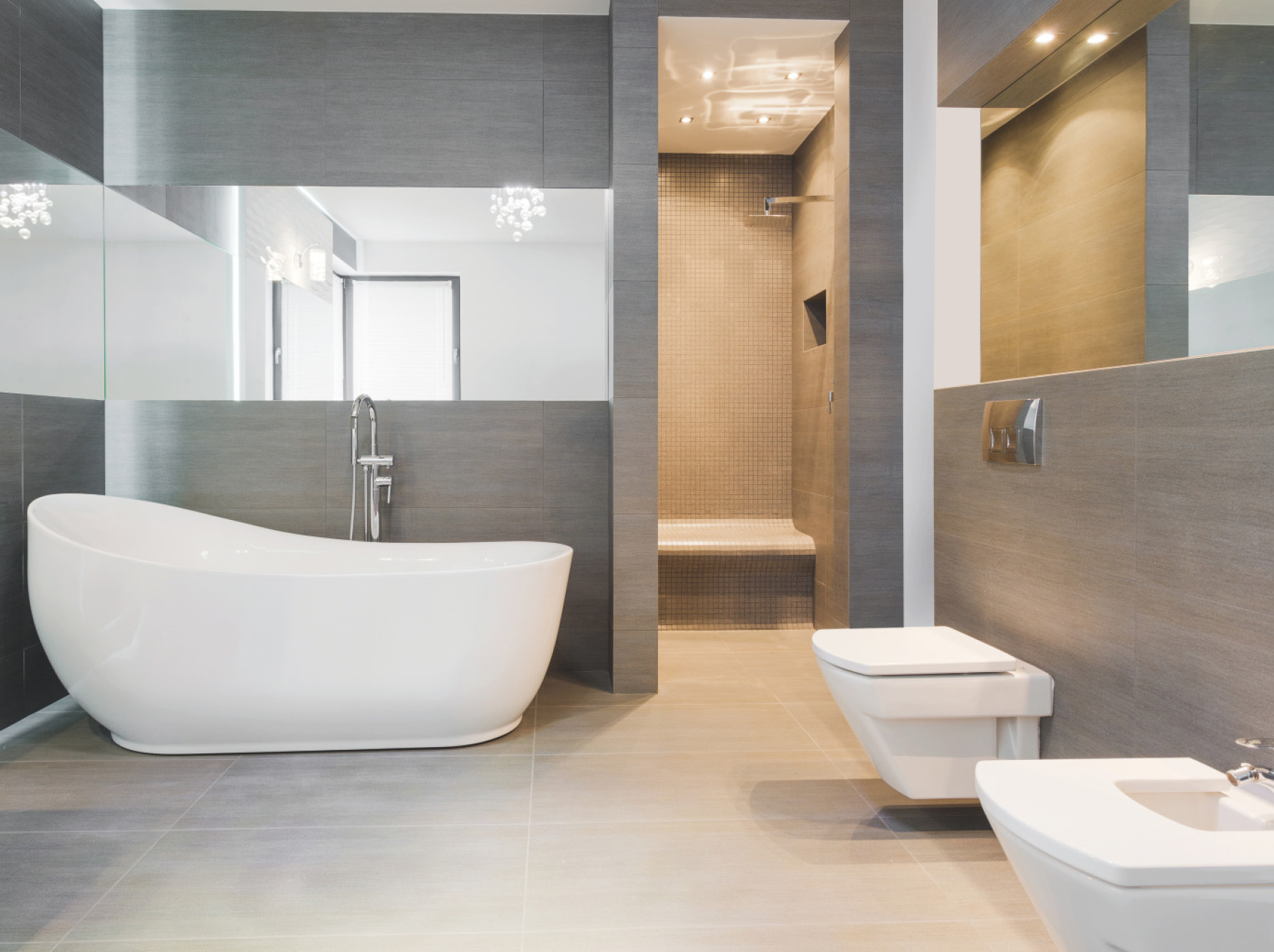 Salle de bain avec Zehnder ComfoGrid Linea Salle de bain avec Zehnder ComfoGrid Linea