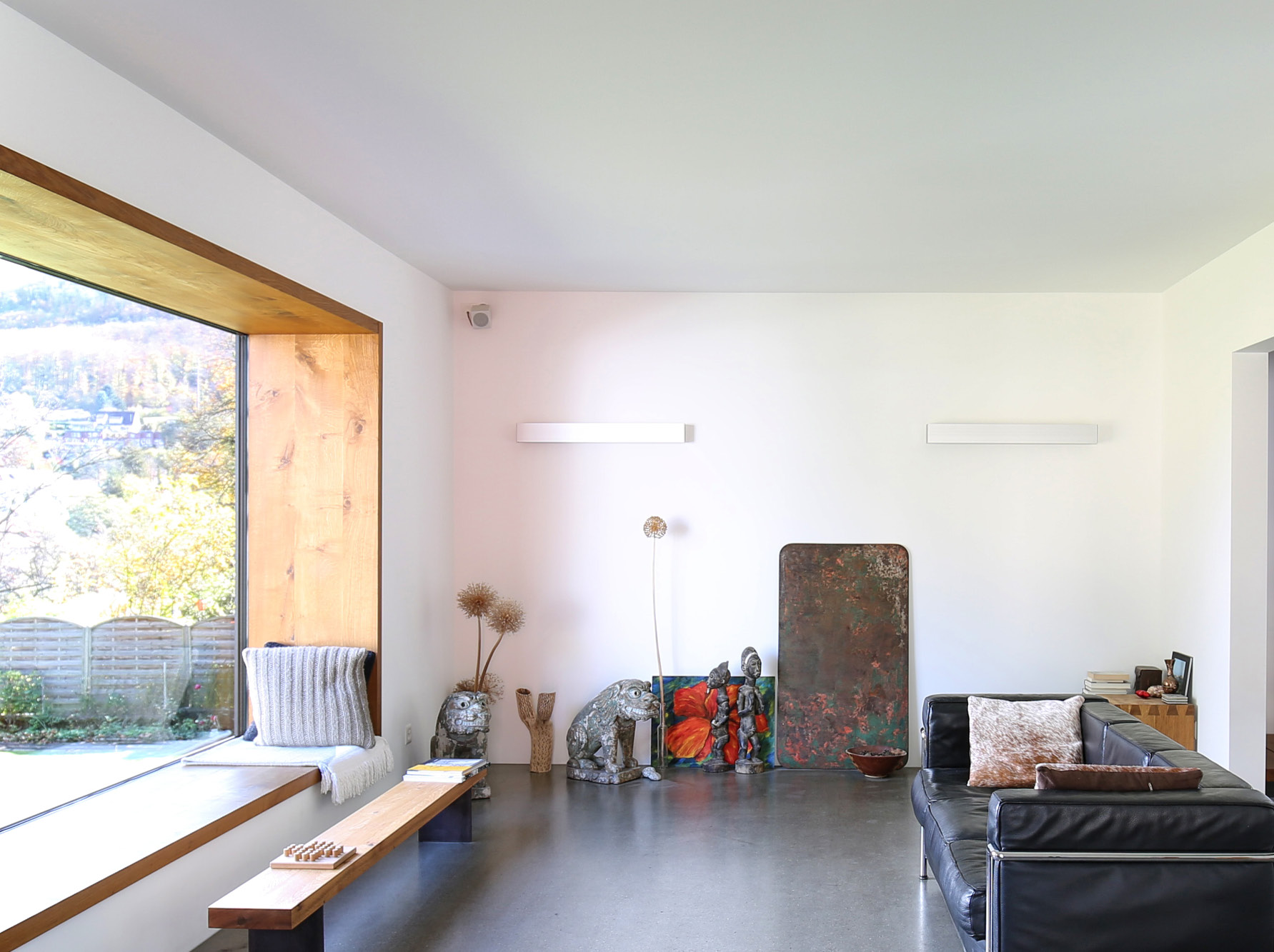 Attraktive Sitznischen im Wohnbereich.