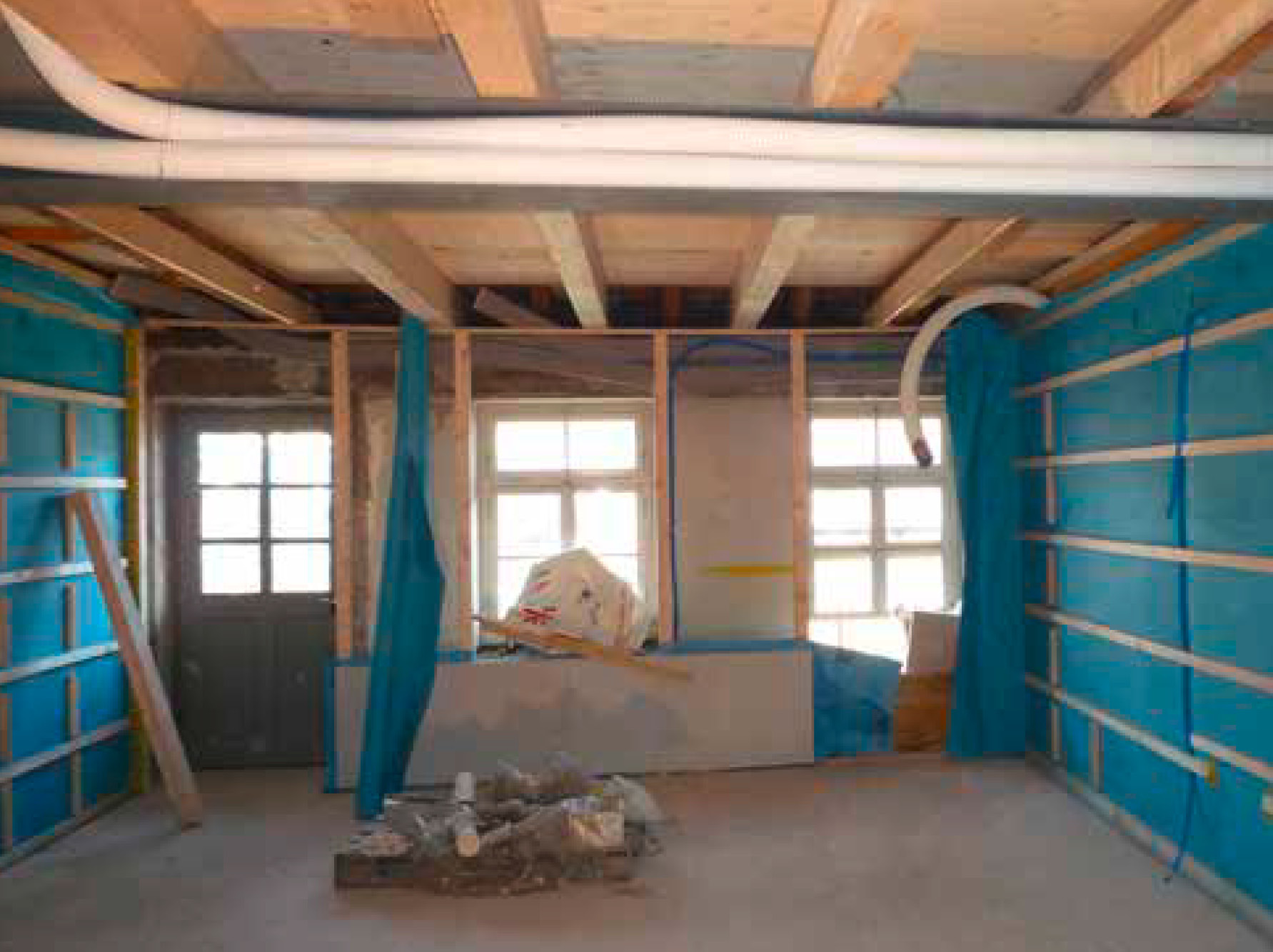 Installation Luftverteilsystem Zehnder ComfoTube