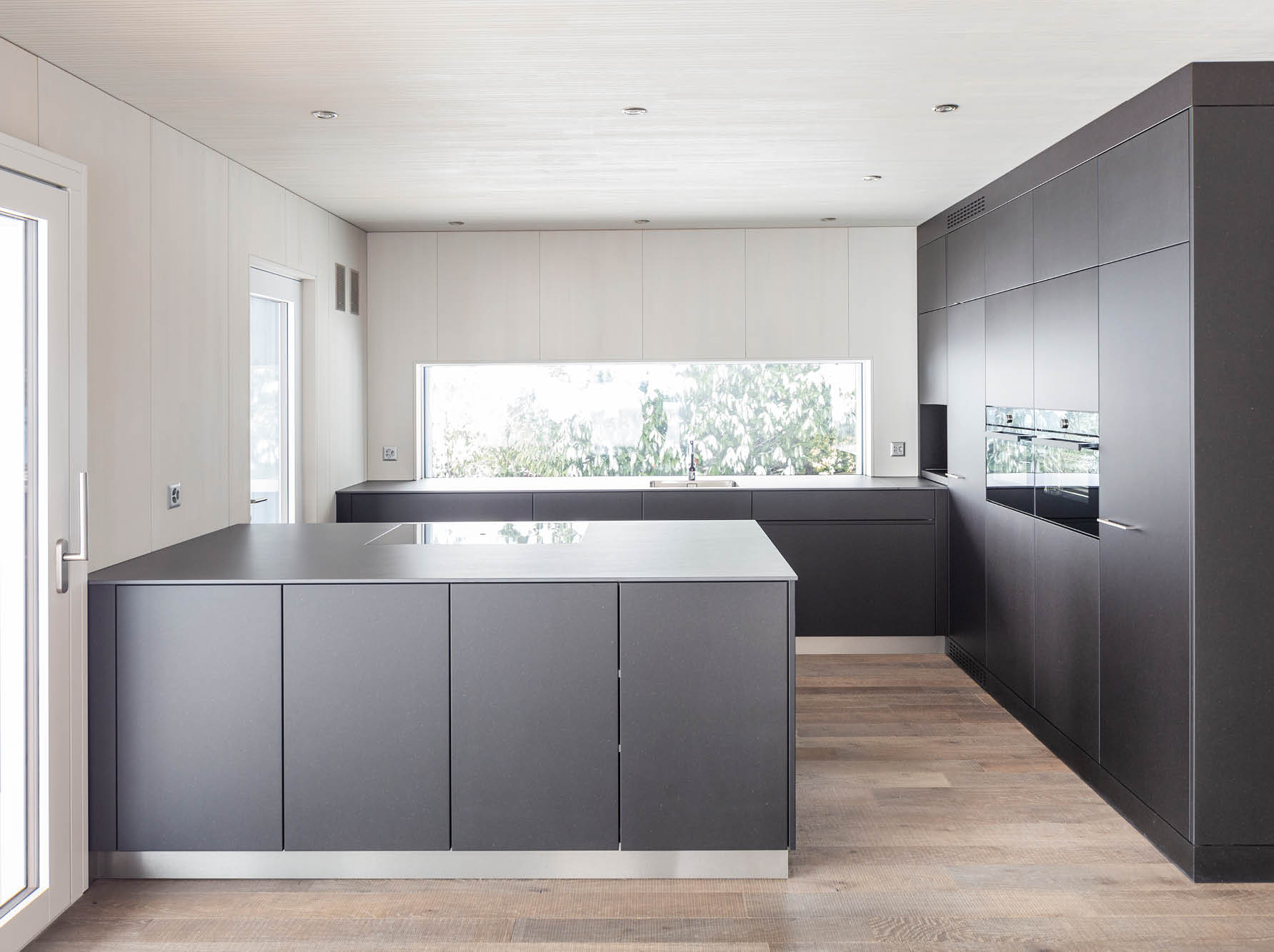 Küche des Zweifamilienhauses mit Minergie-Standard