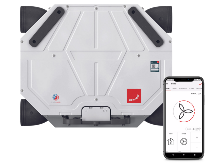 Lüftungsgerät mit ComfoConnect App